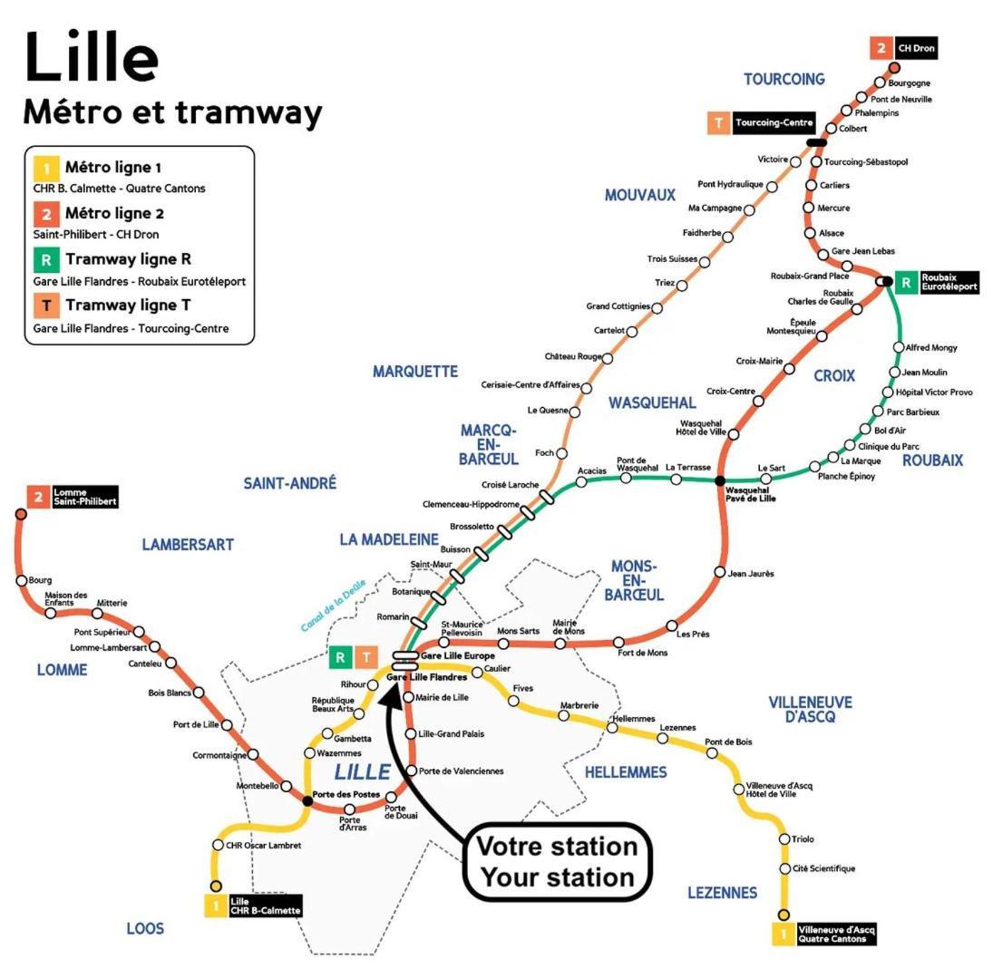 Lille Centre - Nice And Functional Ap. 2Bdrm 外观 照片